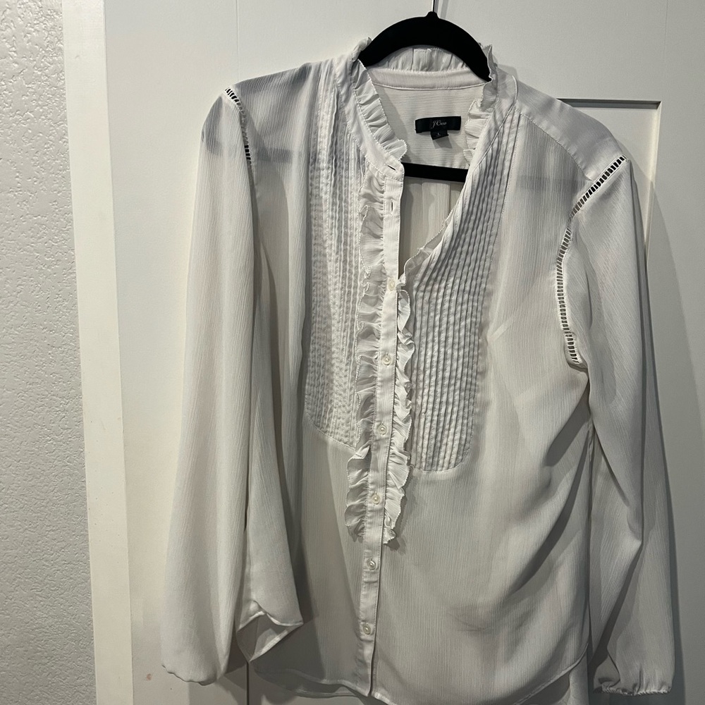 White blouse for work